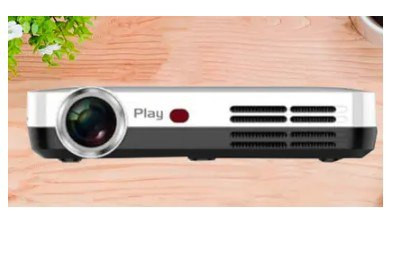 PLAY 3D (20000 lm / Wireless / Remote Controller) Portable Projector  (White)
