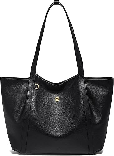 FOXLOVER Large Capacity Genuine Leather Tote Bag for Women Designer Purses and Handbags Ladies Shoulder Bags